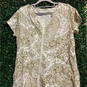 Paisley Print Women's Top